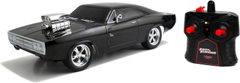 RC auto Dodge Charger 1970 Rýchlo a zbesilo 1:24, 18 cm, čierne - N