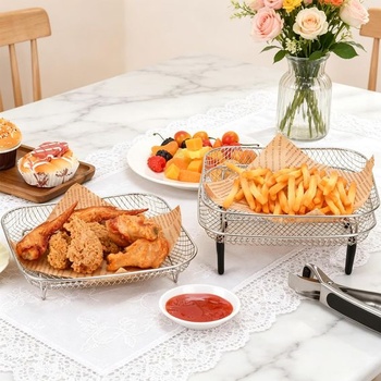 Súprava 8 košíkov pre teplovzdušnú fritézu