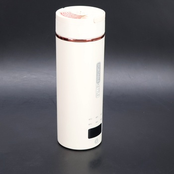 Malá cestovná kanvica s objemom 450 ml - 6 v 1 cestovná kanvica s ukazovateľom teploty, mini prenosný