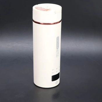Malá cestovní konvice o objemu 450 ml - 6 v 1 cestovní konvice s ukazatelem teploty, mini přenosný