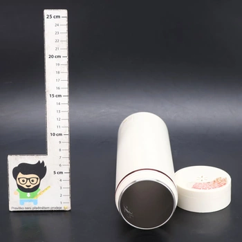 Malá cestovní konvice o objemu 450 ml - 6 v 1 cestovní konvice s ukazatelem teploty, mini přenosný