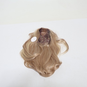 FESHFEN Parochne s čipkovou prednou časťou a ofinou, 45 cm dlhé Dámske parochne Špinavo blond Umelé