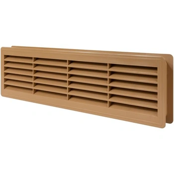 Vent Systems 440 x 120 mm Dubová vetracia mriežka na dvere…