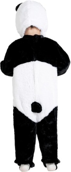 Detský karnevalový kostým panda veľkosť 3-4 roky, čierno/biely - N