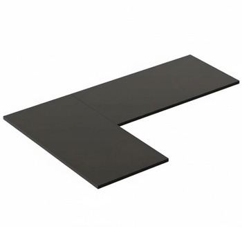 Stolová doska PR18012-Black-FSC-V2, 180x120 cm, čierna - B