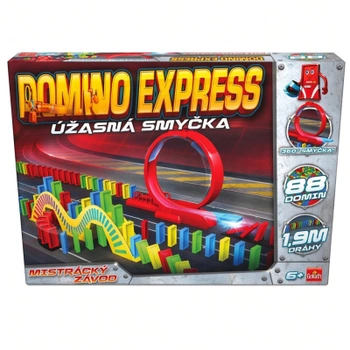Domino Express Amazing Looping, 88 domin, 1,9 m dráhy - N
