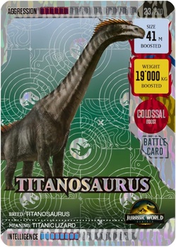 Kartová hra Jurassic World ROAR!, 24 balíčkov po 6 kartách, viacfarebná - N