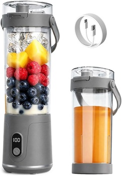 Prenosný mixér KUWUNG sivý 600 ml