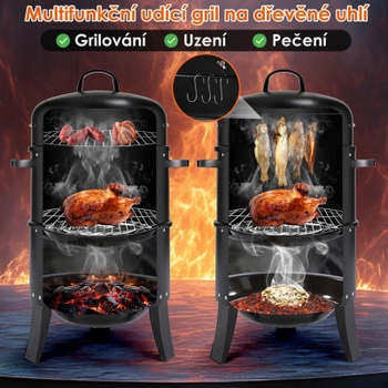 Udiareň a gril 3 v 1 NS016B, 81 x 40 cm, čierna - N