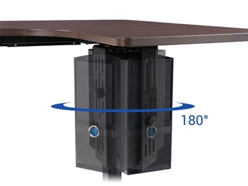 Držiak na PC CH1B, maximálne zaťaženie 15 kg, čierny - N
