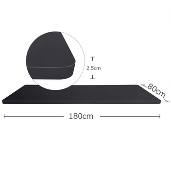 Stolová doska DT1808, 180 x 80 x 2,5 cm, čierna - N