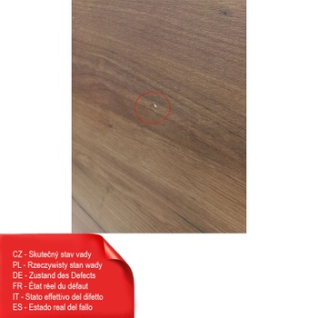 Stolová doska TB-R1408RB, 140 x 80 cm, hnedý ratan - B