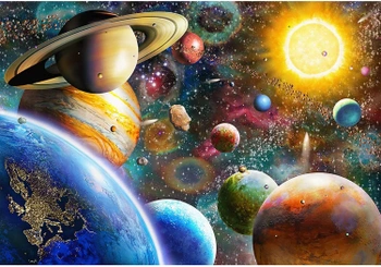 Puzzle Nattork motív vesmír