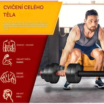 Sada činiek HTZM40, nastaviteľné, 40 kg - A