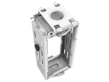 Držiak na počítač CH1W, nastavenie výšky 285-512 mm, biely - A