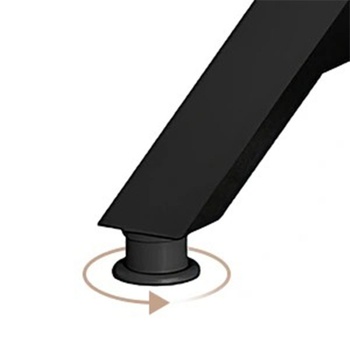 Konferenčný stolík HOGA-JW0844, 100 cm, čierno/hnedý - A