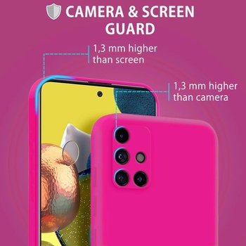 Puzdro MyGadget pre Samsung Galaxy A51 5G - Dvojvrstvové puzdro na telefón s ochranou fotoaparátu -
