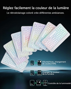 Puzdro s klávesnicou a myšou pre Samsung Galaxy Tab A9+ Plus (2023)/Tab A11+ Plus (2025), 11 palcov,