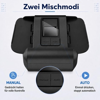 Míchačka karet pro 1-2 balíčky, automatické zastavení a manuální ovládání, napájení přes USB, černá