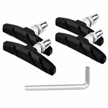 4 brzdové doštičky na bicykel, brzdové čeľuste V-brake 70…