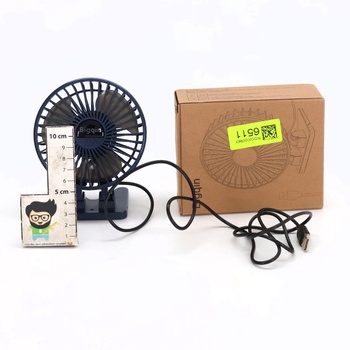 USB ventilátor, mini stolní ventilátor se 3 rychlostmi, přenosný malý ventilátor do kanceláře,