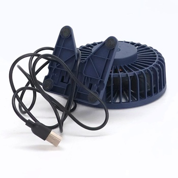 USB ventilátor, mini stolní ventilátor se 3 rychlostmi, přenosný malý ventilátor do kanceláře,