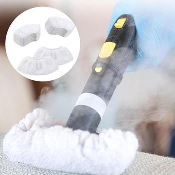 12dílná sada příslušenství pro parní čistič, sada potahů z mikrovlákna – náhradní potahy pro ruční