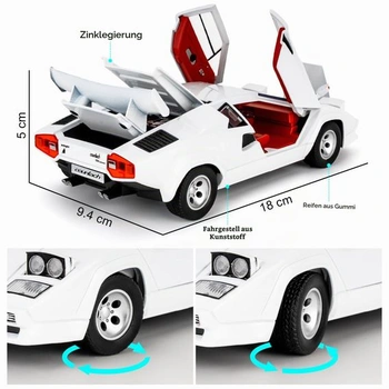 Model autíčka Countach v měřítku 1/24 BGHSCA