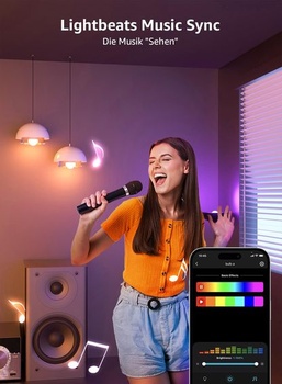 Chytrá žiarovka Lepro AI B2, E27, 10W, 1100lm, stmievateľná, RGB+CCT, s technológiou App 1100lm 1