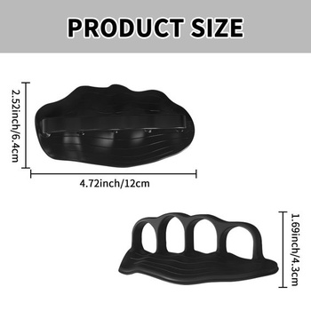 2 páry protiskluzových úchopů na cvičení s činkami, ergonomické silikonové rukavice na ochranu