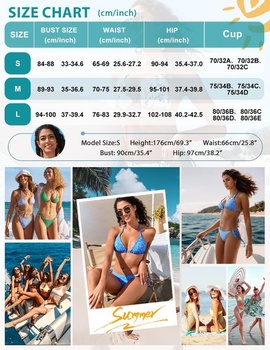Dámska bikinová sada UMIPUBO, sexy dvojdielne plavky, trojuholníkový ramienkový výstrih, nastaviteľný