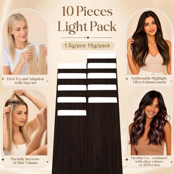 Vlasové prodlužování Rich Choices 60cm 10ks