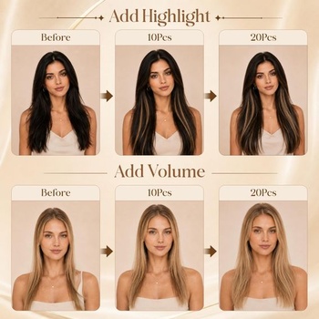 Vlasové predlžovanie Rich Choices 60cm 10ks