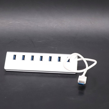 Herfair USB 3.0 Hub se 4 porty pro vysokorychlostní přenos dat, USB Hub 4 USB datové porty, USB Hub