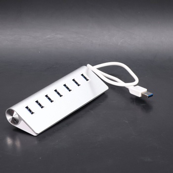 Herfair USB 3.0 Hub se 4 porty pro vysokorychlostní přenos dat, USB Hub 4 USB datové porty, USB Hub