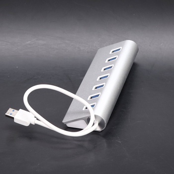 Herfair USB 3.0 Hub se 4 porty pro vysokorychlostní přenos dat, USB Hub 4 USB datové porty, USB Hub