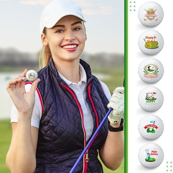 Dárková sada golfových míčků Sinmoe, vtipné golfové dárky pro golfisty, tip na dárek pro golfové