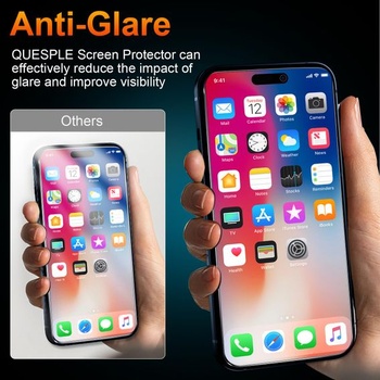 Ochranné sklo QUESPLE pro iPhone 15 Pro
