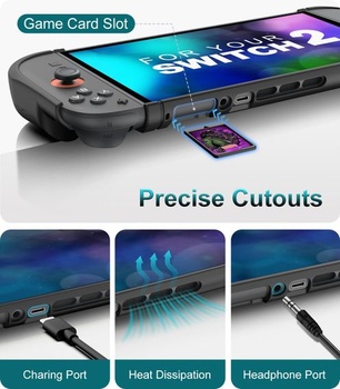 Dokovací pouzdro TiMOVO pro Nintendo Switch 2 2025, černé