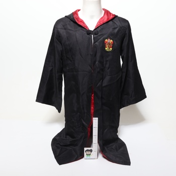 Kitimi kúzelný župan, plášť, 4ks kostým čarodejníka cosplay pre dospelých, s pláštenkou, kúzelnú