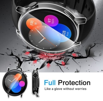 Ivoler 3dielne priehľadné silikónové puzdro pre Huawei Watch GT3 42mm / Huawei Watch GT 3 42mm