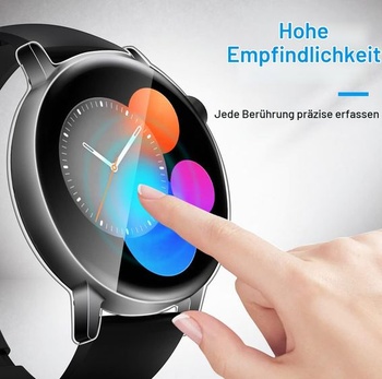 Ivoler 3dielne priehľadné silikónové puzdro pre Huawei Watch GT3 42mm / Huawei Watch GT 3 42mm