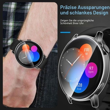 Ivoler 3dielne priehľadné silikónové puzdro pre Huawei Watch GT3 42mm / Huawei Watch GT 3 42mm