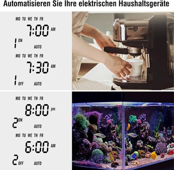 Digitálny časový spínač s LCD displejom