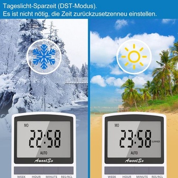 Digitálny časový spínač s LCD displejom