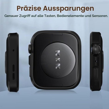 Ivoler 3dílné pouzdro s ochranou obrazovky pro Huawei Watch Fit 4, plné krytí, nárazuvzdorné a