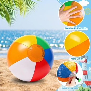 DTYDECLE 12 kusov 13cm/24cm/36cm/40cm nafukovacie vodné lopty do letného bazéna