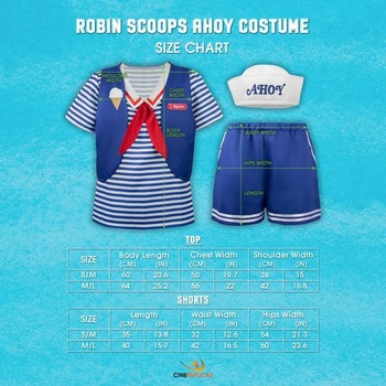 Kostým Cinereplicas Stranger Things - Robin Buckley Shoveling Ahoy - M/L - Oficiálna licencia