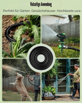 Hadice Pawfly pro kapkovou závlahu 13/16 mm (role 7,6 m), flexibilní PVC hlavní potrubí pro
