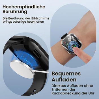 Ivoler 3dílné pouzdro s ochranou obrazovky pro Amazfit Bip 6, plné pokrytí, nárazuvzdorné a odolné
